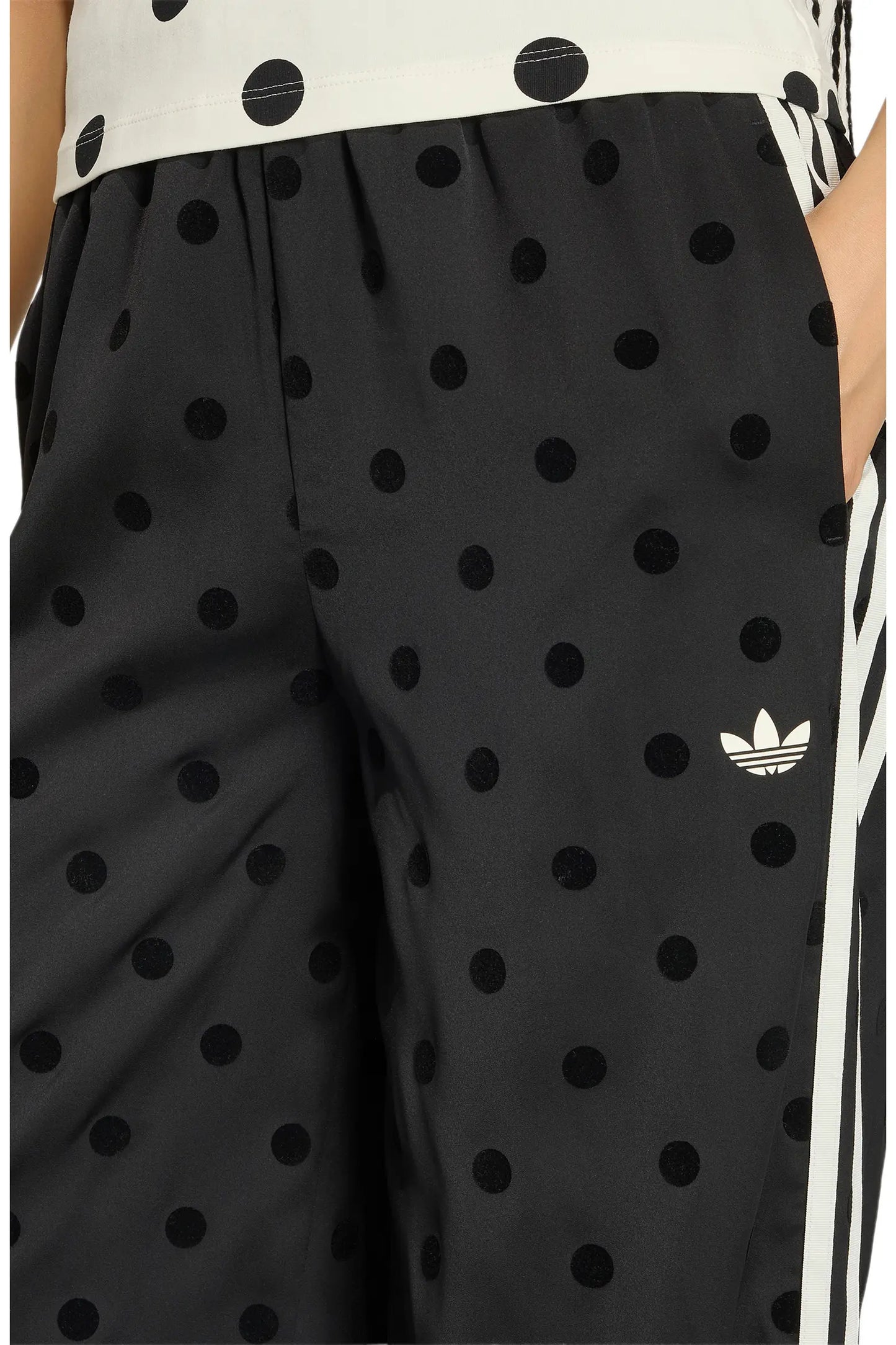 Firebird Polka Dot Wide Leg Track Pants