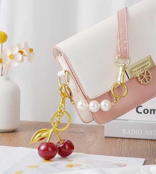 Cherry Keychain Bag