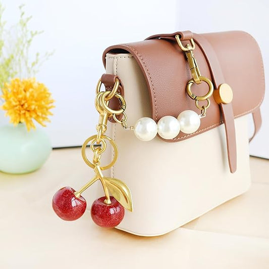 Cherry Keychain Bag