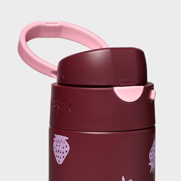 20 oz Stainless Steel Portable Water Bottle - Cat & Jack™ Strawberry