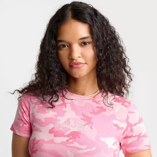 Script Logo Camo Baby T-Shirt