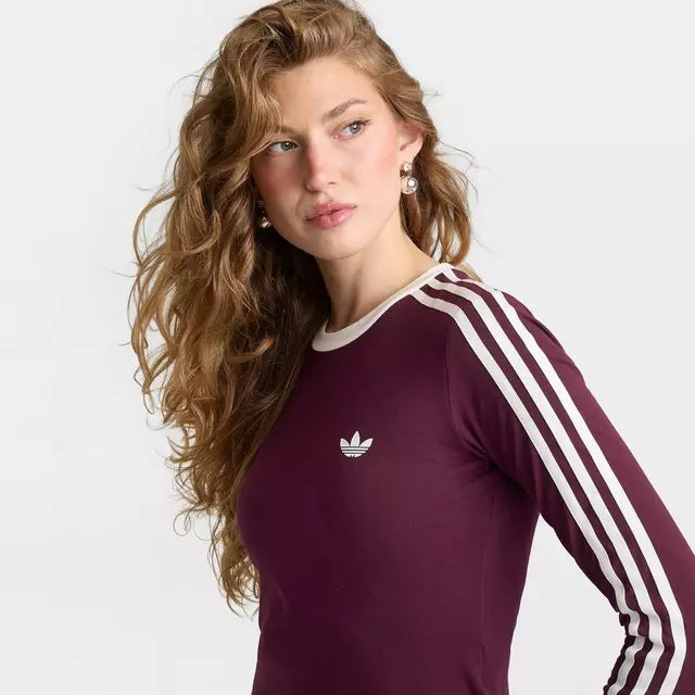 3-Stripes Slim Long-Sleeve T-Shirt