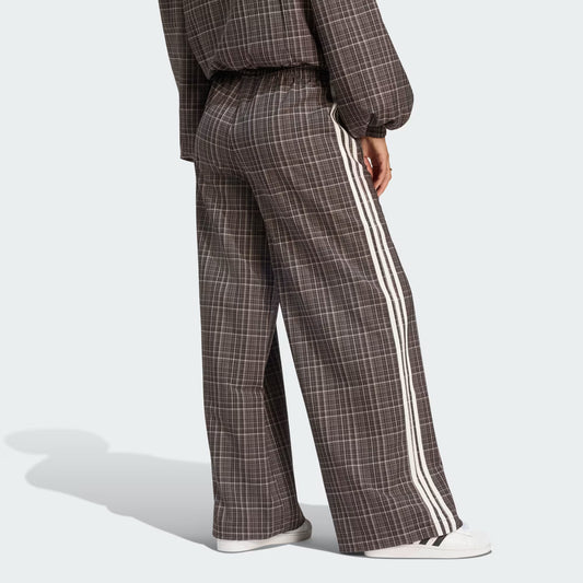 LOOSE CHECK TRACK PANTS