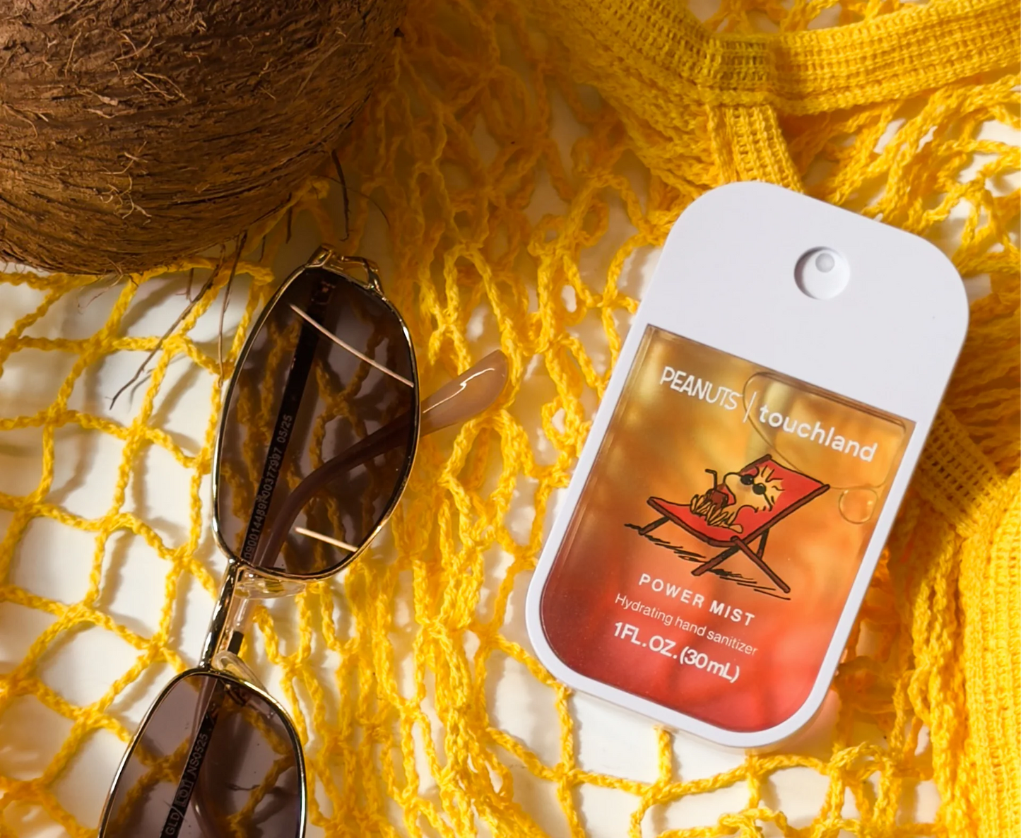 Peanuts® x Touchland Beach Coco Hand Sanitizer