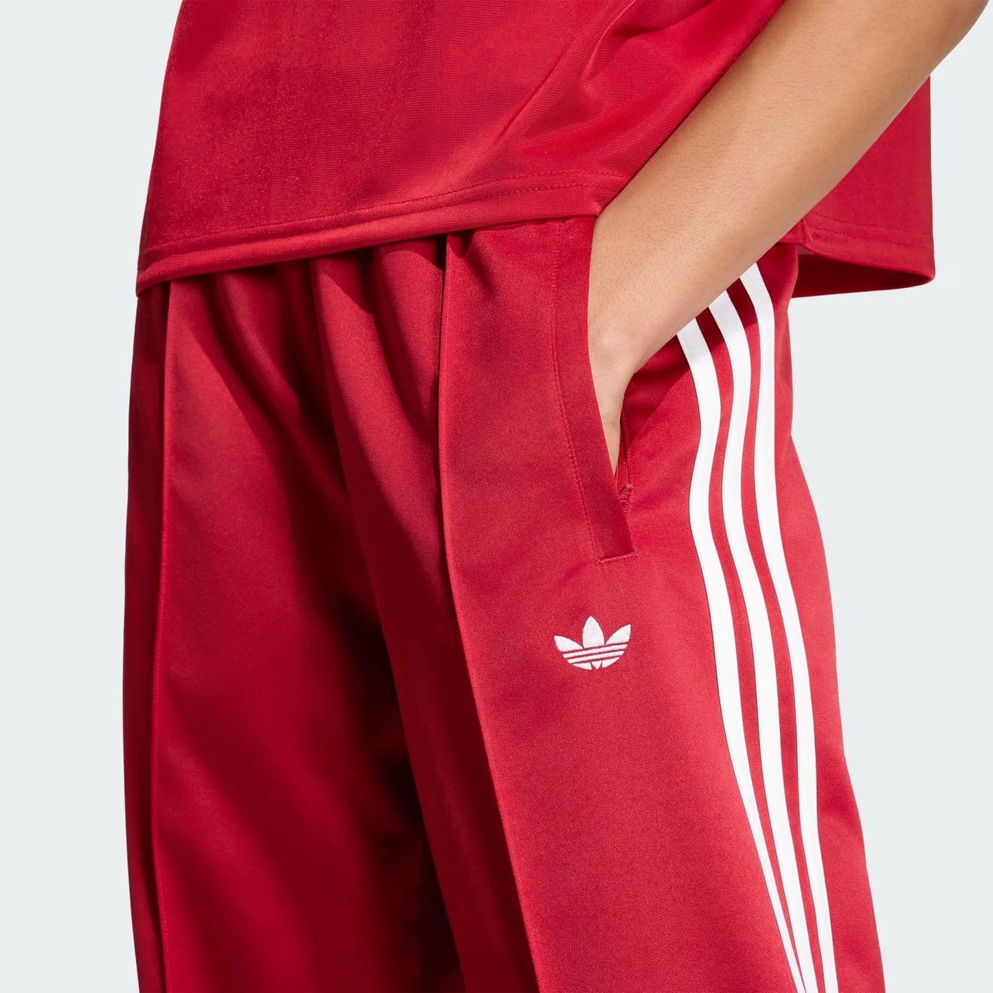 SATIN LOOSE TRACK PANT