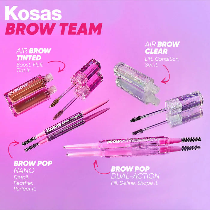Air Brow Clear + Clean Lifting Treatment Eyebrow Gel with Lamination Effect