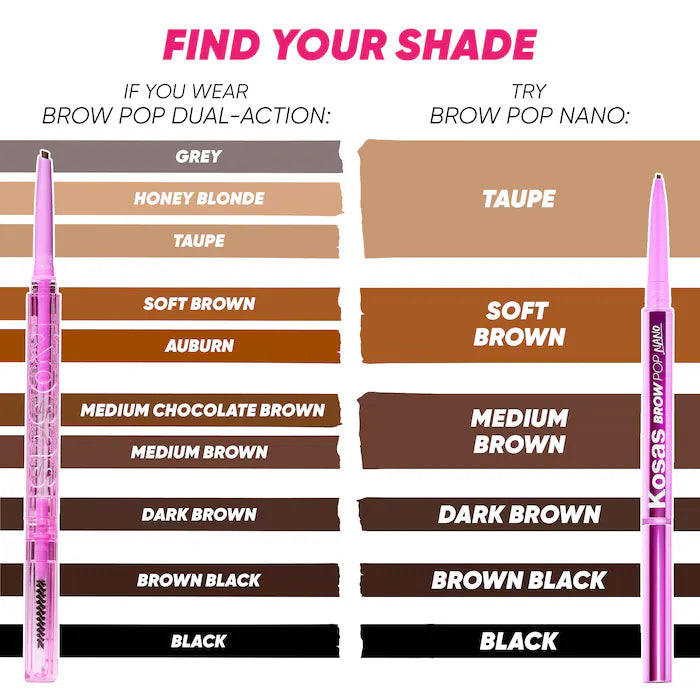 Brow Pop Nano Ultra-Fine Detailing + Feathering Eyebrow Pencil