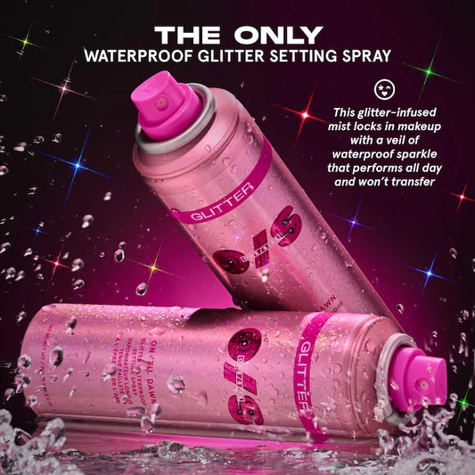 On 'Til Dawn Mattifying Waterproof Setting Spray Glitter