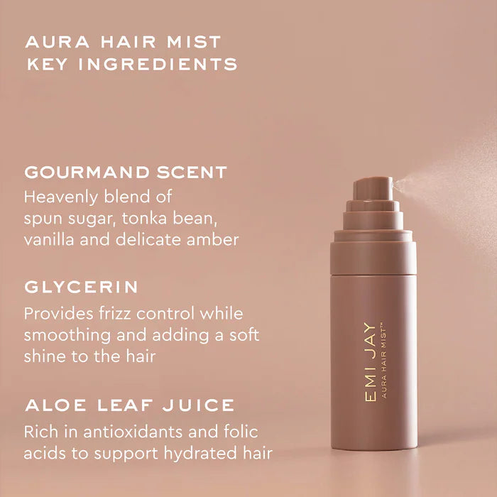 Aura Hair & Body Fragrance Mist in Toasted Sugar with Spun Sugar & Sweet Vanilla
