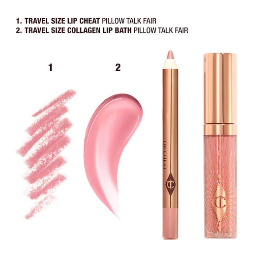 Mini Pillow Talk Glossy Lip Duos