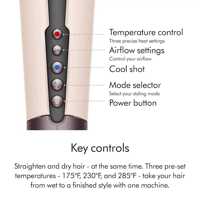Limited Edition Airstrait™ Wet-to-Dry Straightener in Plum and Copper