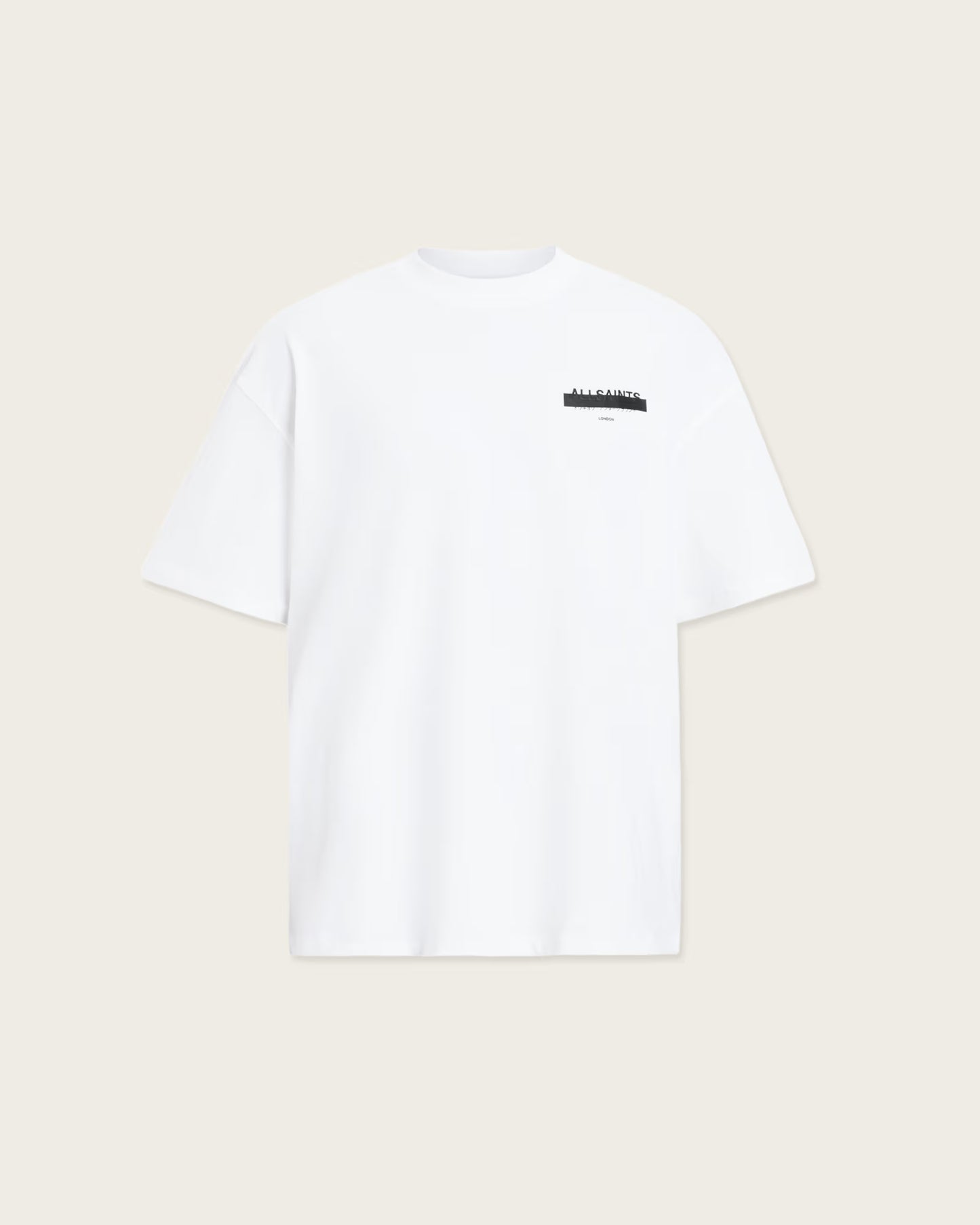 Redact Oversized Embroidered Logo T-Shirt