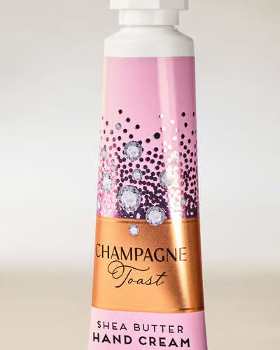Champagne toast hand cream