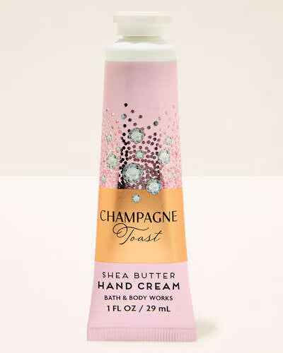 Champagne toast hand cream