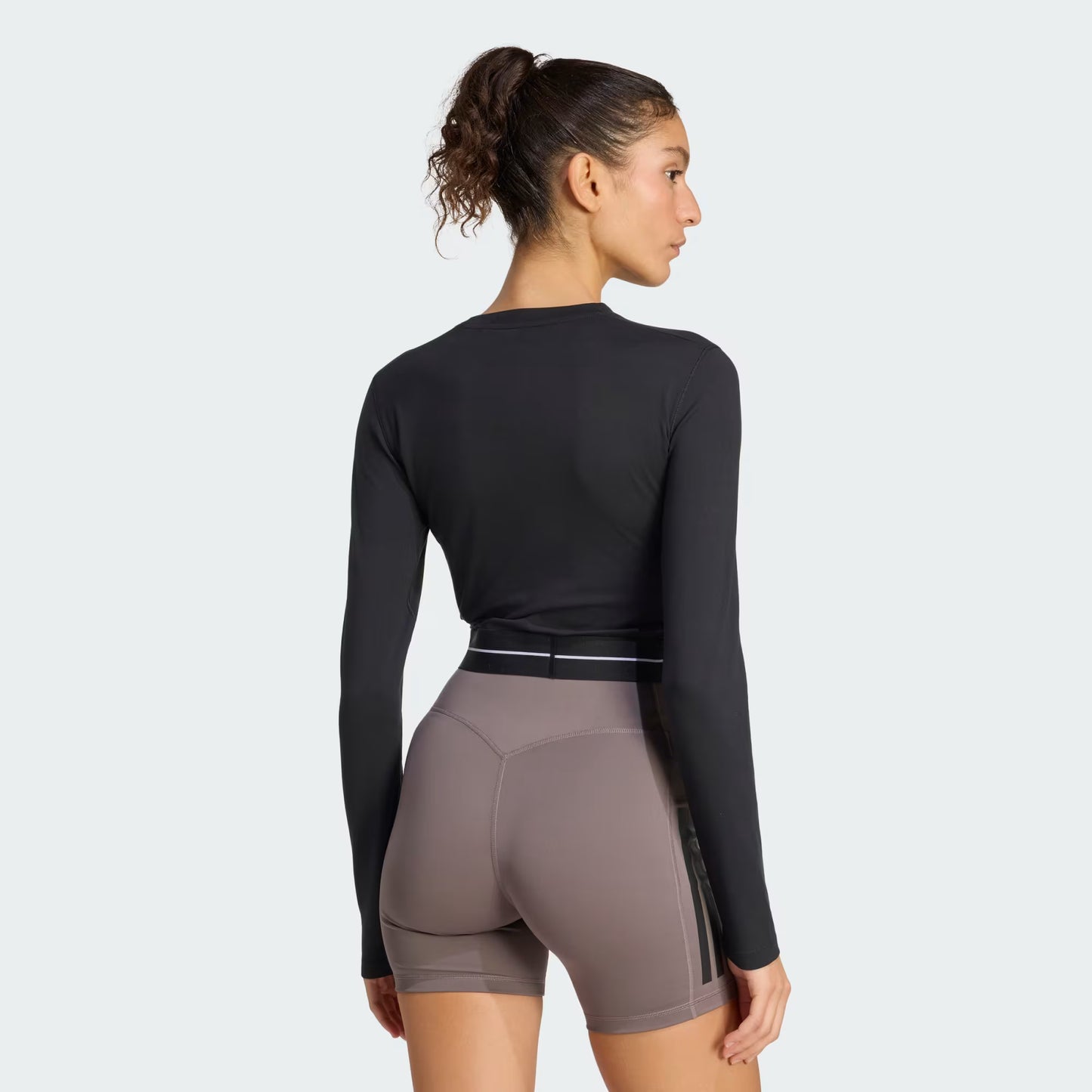 Hyperglam Cropped Long Sleeve T-Shirt