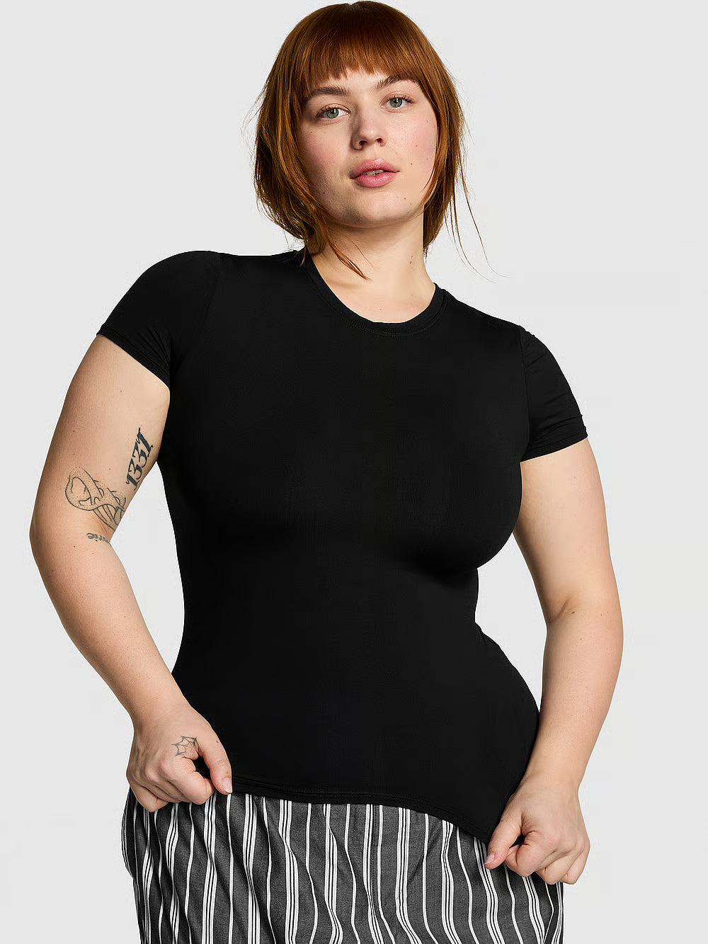 PINK Base Stretch Short-Sleeve Tee