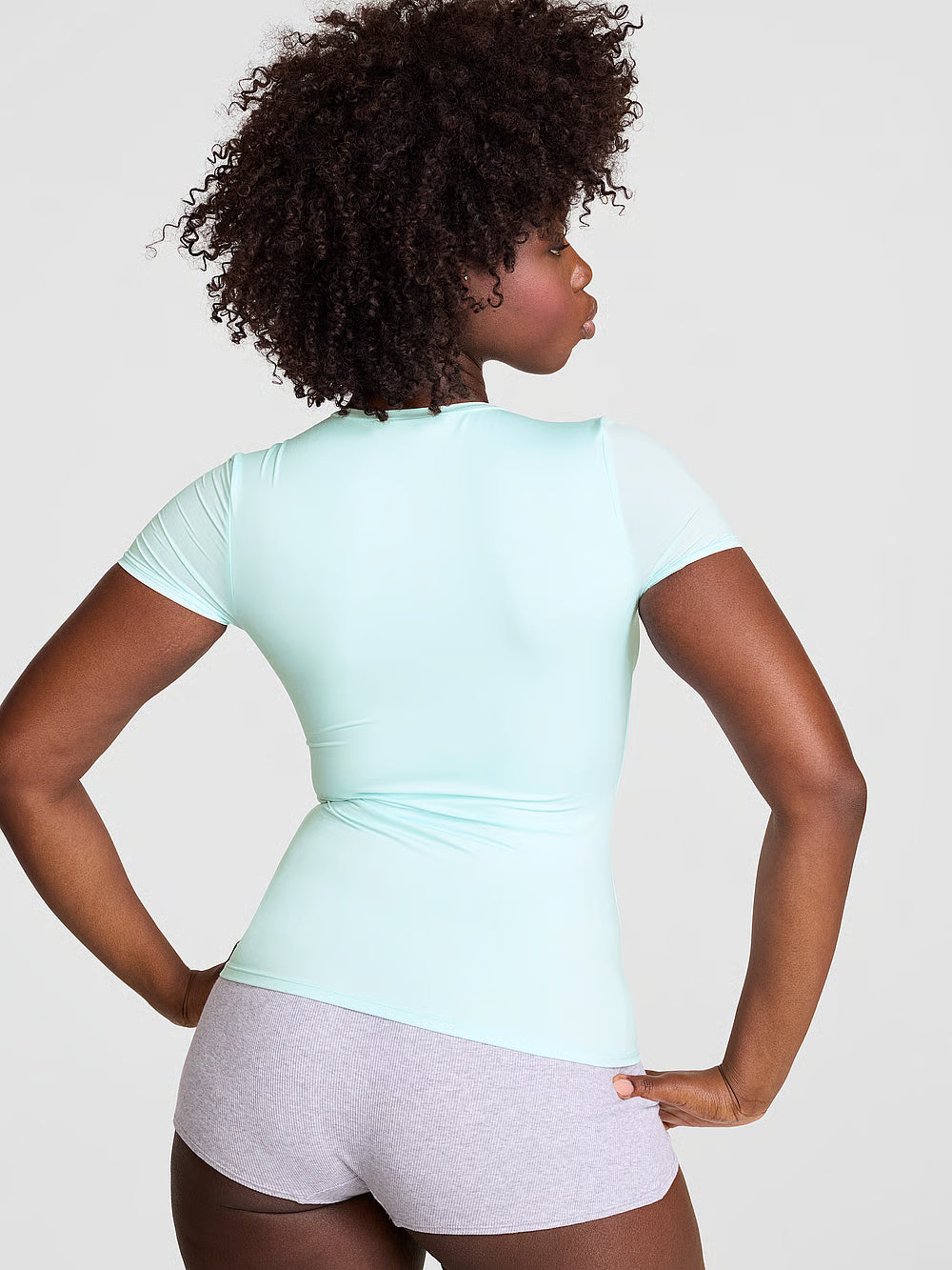PINK Base Stretch Short-Sleeve Tee