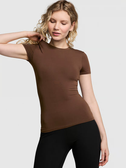 PINK Base Stretch Short-Sleeve Tee