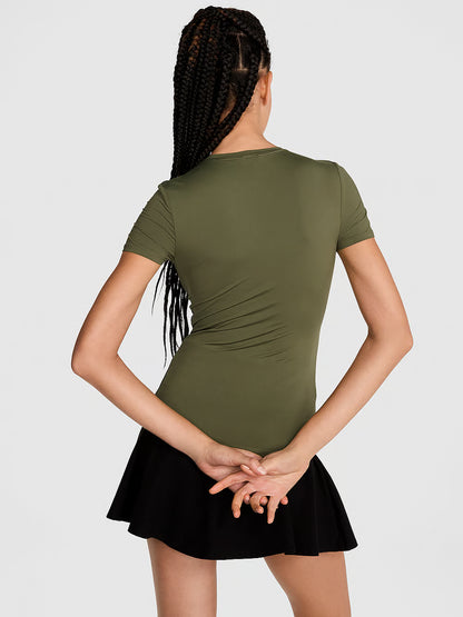 PINK Base Stretch Short-Sleeve Tee