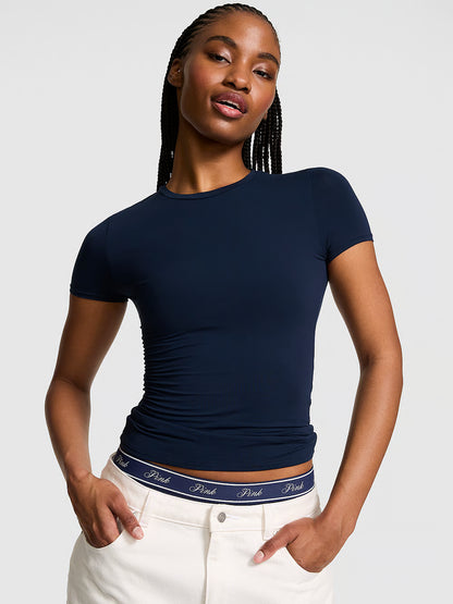 PINK Base Stretch Short-Sleeve Tee