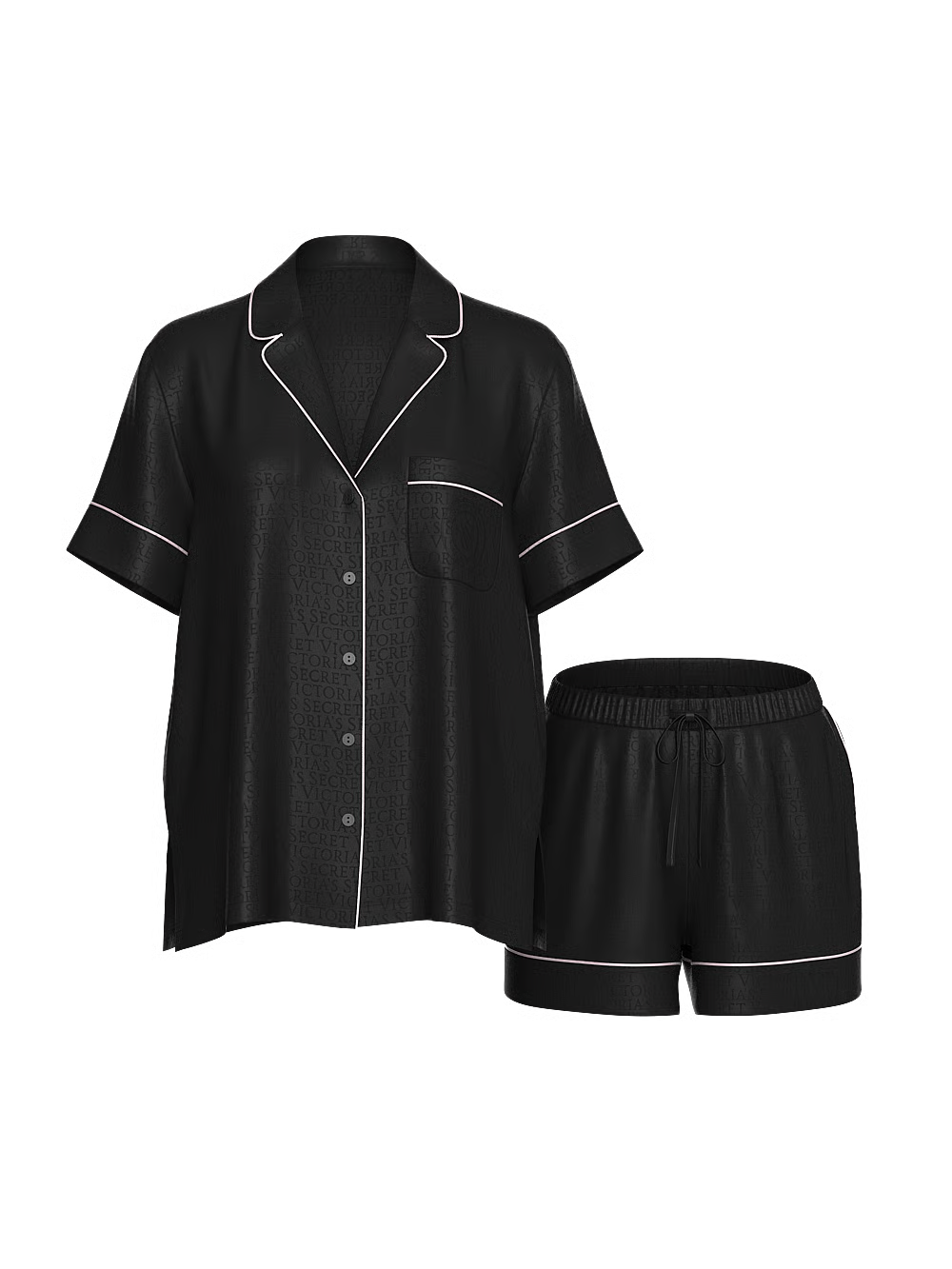 Signature Satin Short Pajama Set
