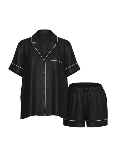 Signature Satin Short Pajama Set
