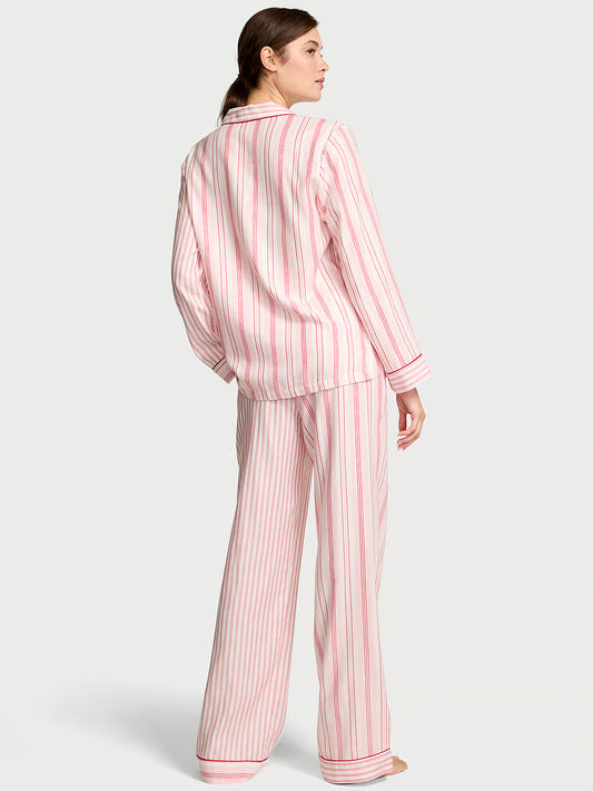 Flannel Long Pajama Set