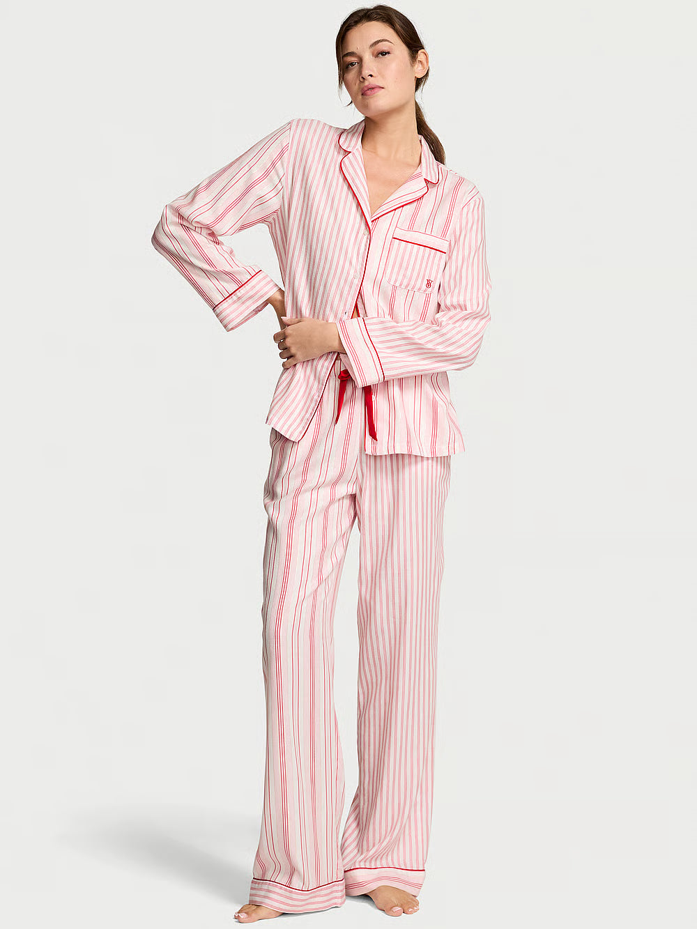 Flannel Long Pajama Set