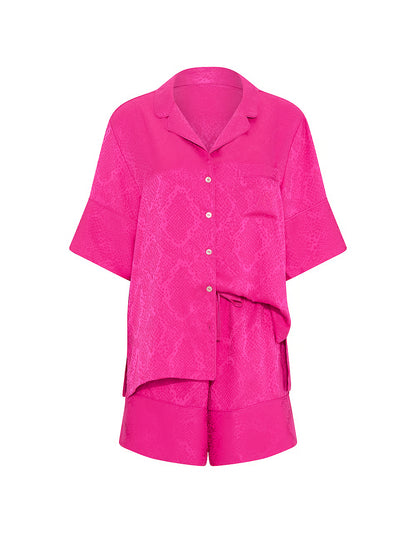 Signature Satin Short Pajama Set