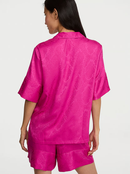 Signature Satin Short Pajama Set