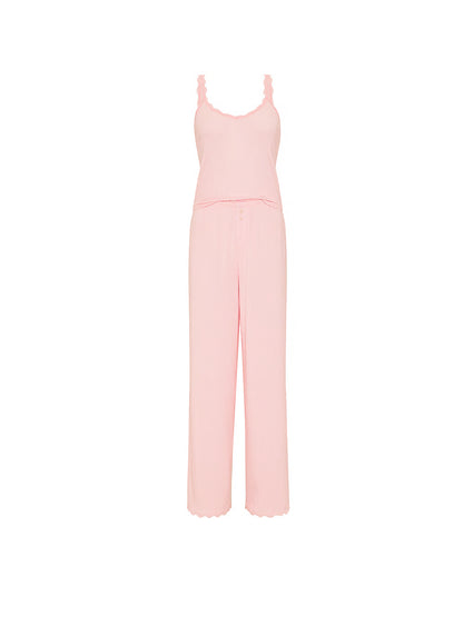 Pointelle Rib Tank & Pant Set
