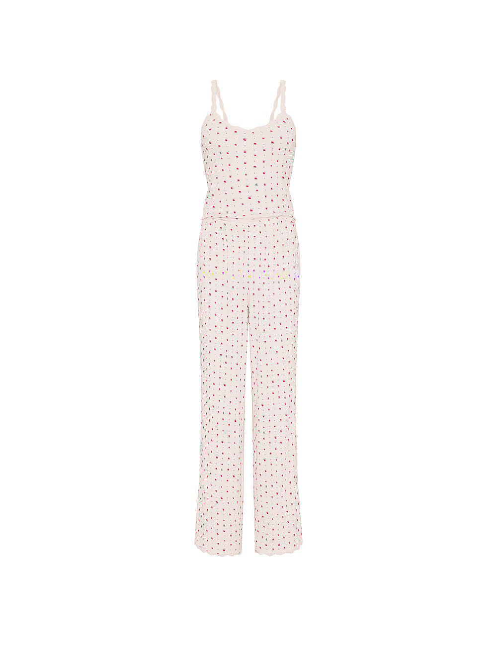 Pointelle Rib Tank & Pant Set