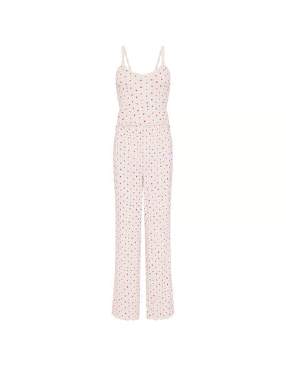 Pointelle Rib Tank & Pant Set