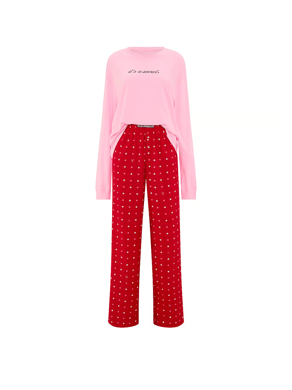 CozyFlannel™ Long Tee-Jama & Scrunchie Set