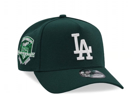 New Era Los Angeles Dodgers 50th Anniversary Green Classic Edition 9Forty A Frame