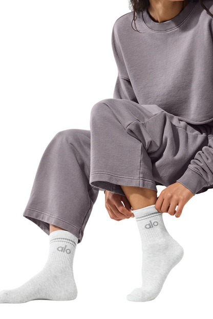 Unisex Half-Crew Throwback Sock