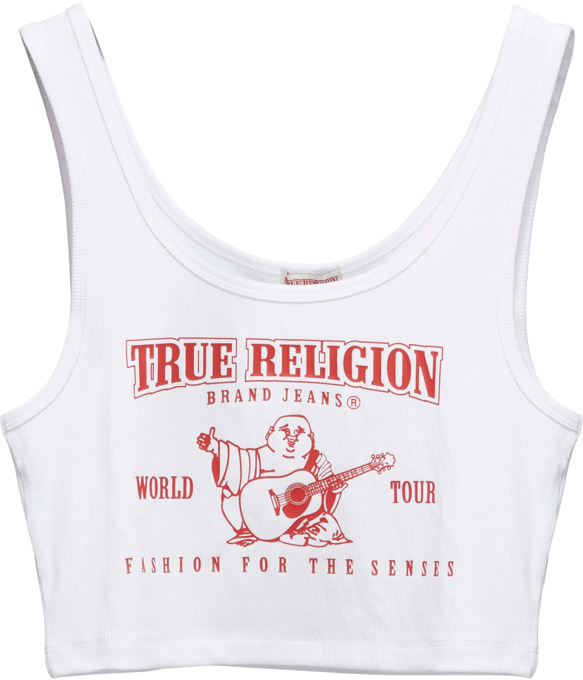 True Religion Logo Crop Top