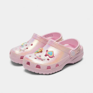 Crocs Children's Classic Unicorn Iridescent Shimmer Clog