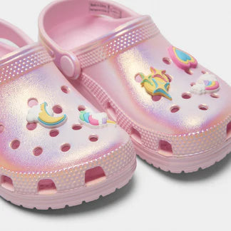 Crocs Children's Classic Unicorn Iridescent Shimmer Clog