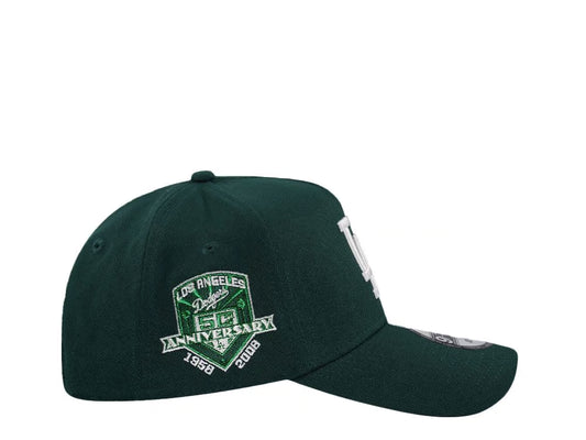 New Era Los Angeles Dodgers 50th Anniversary Green Classic Edition 9Forty A Frame