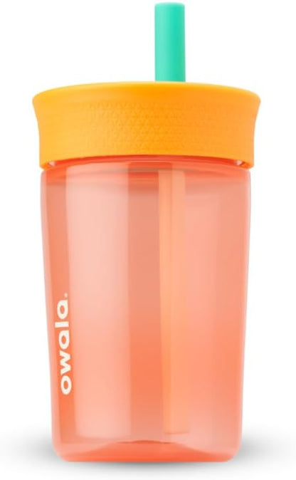 Owala vaso de plastico con popote flexible