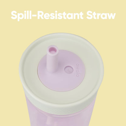 Owala vaso de plastico con popote flexible