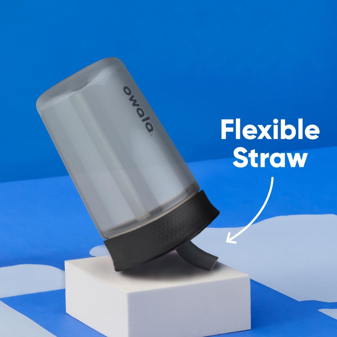 Owala vaso de plastico con popote flexible