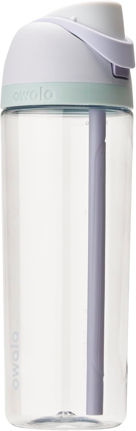 Owala FreeSip Clear Tritan Plastic Water Bottle