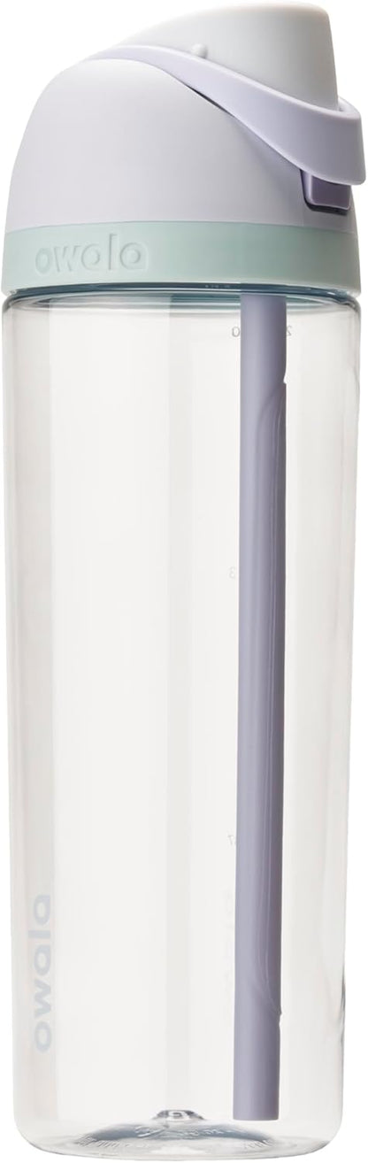 Owala FreeSip Clear Tritan Plastic Water Bottle
