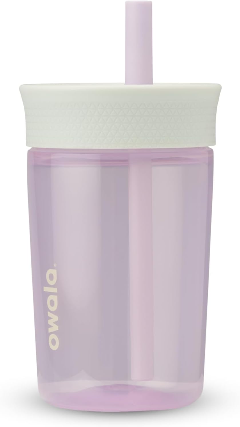 Owala vaso de plastico con popote flexible