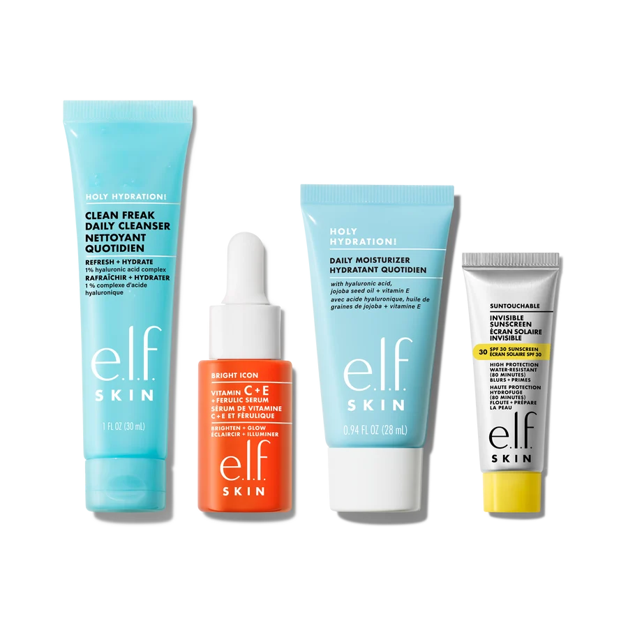 Wake the e.l.f. Up Skincare Kit