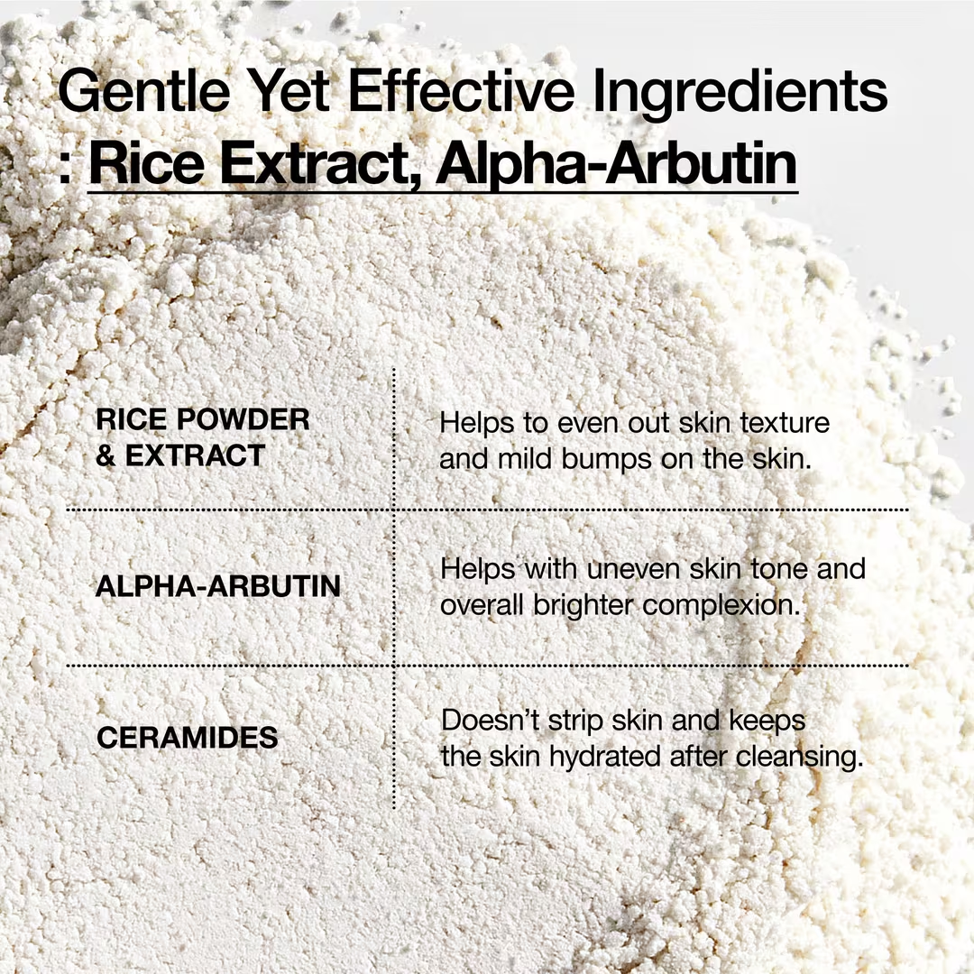 Rice Enzyme Brightening Cleansing Powder
