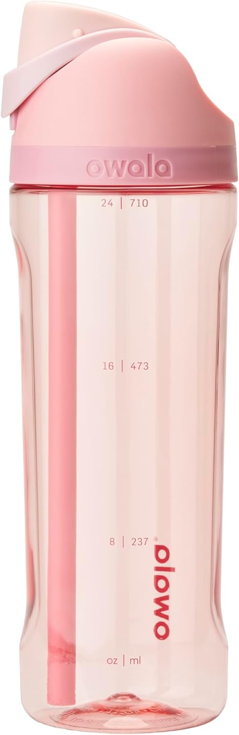 Owala FreeSip Clear Tritan Plastic Water Bottle