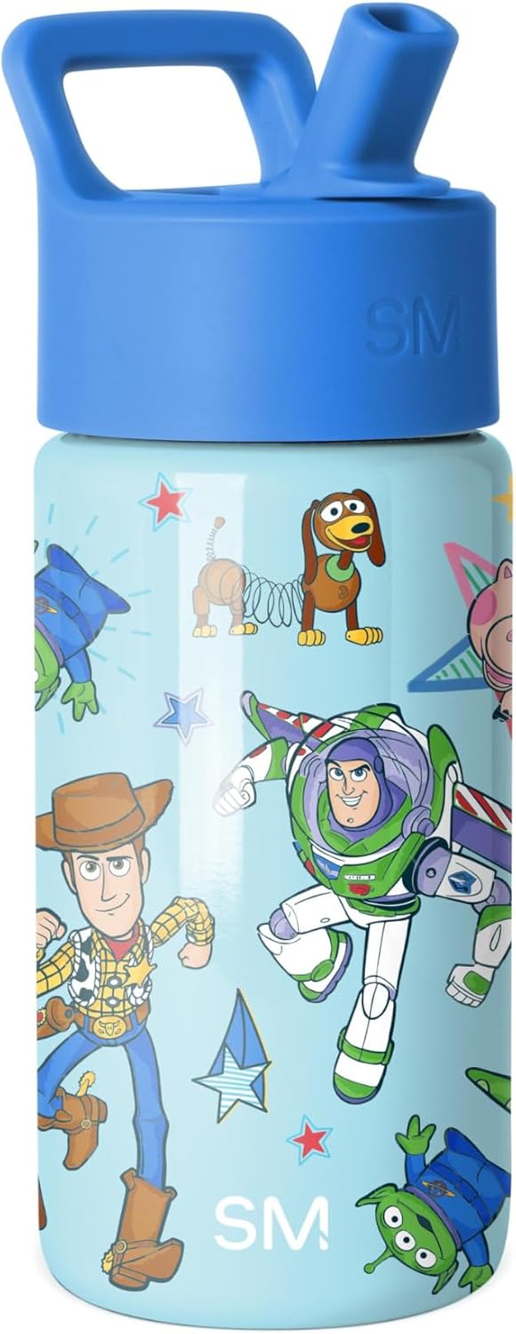 Botella de Agua con Tapa de Pajita